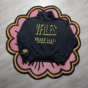 VFILES Yellow Label by Paul Cupo Turtleneck Crewneck Sweatshirt Size Small